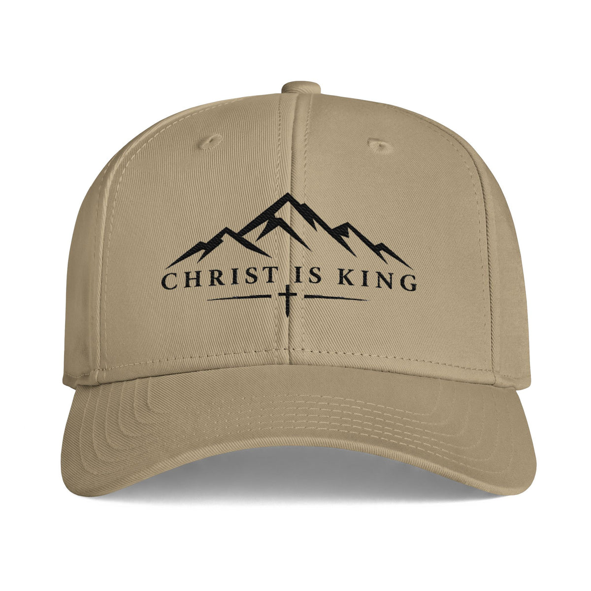 Embroidered Christ Is King Mountain Cap