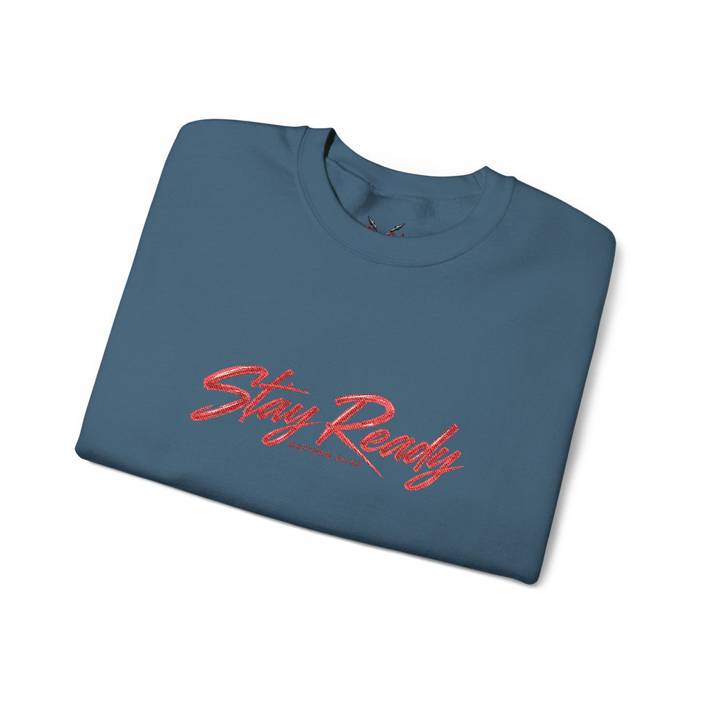 Stay Ready Embroidered Crewneck