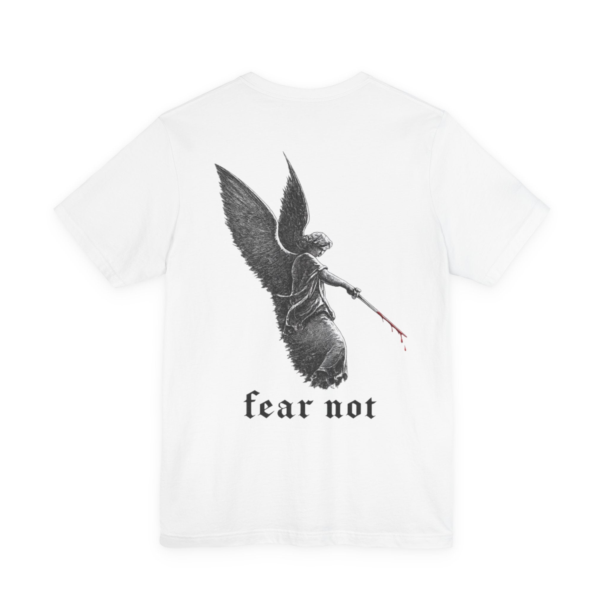 Fear Not Tee — "Fear Not for I Am With You" Angel Graphic Christian T-Shirt
