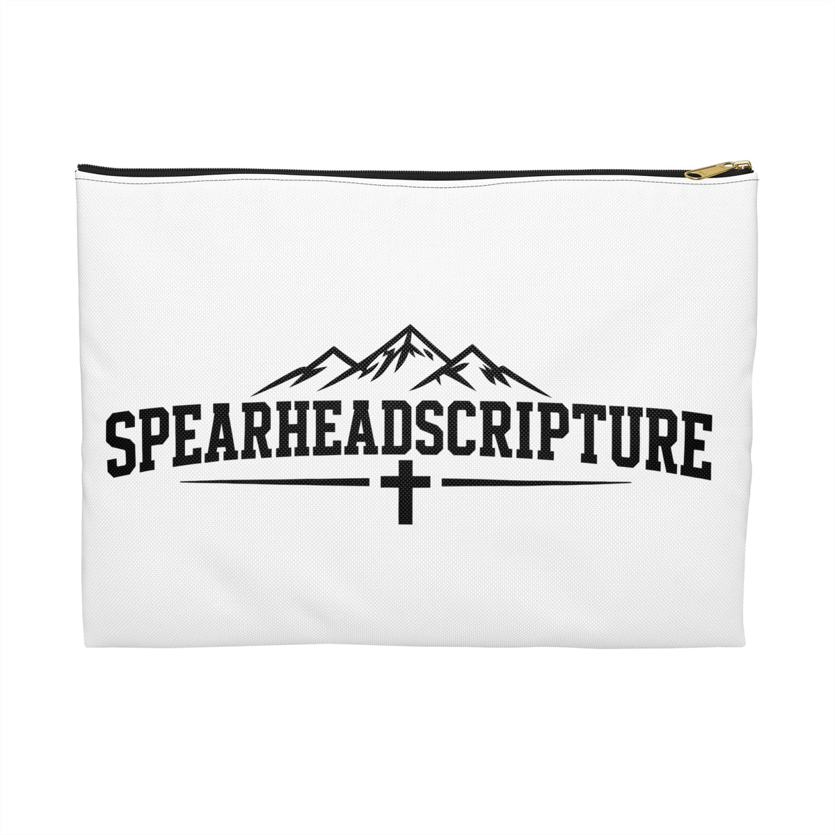 Spearhead Scripture Mountain Logo Pouch