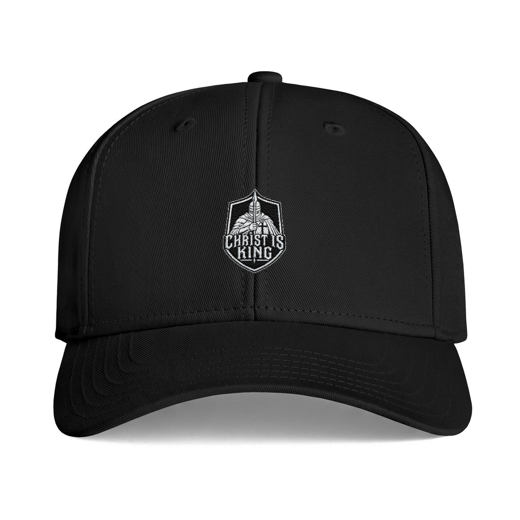 Christ Is King Shield Embroidered Cap