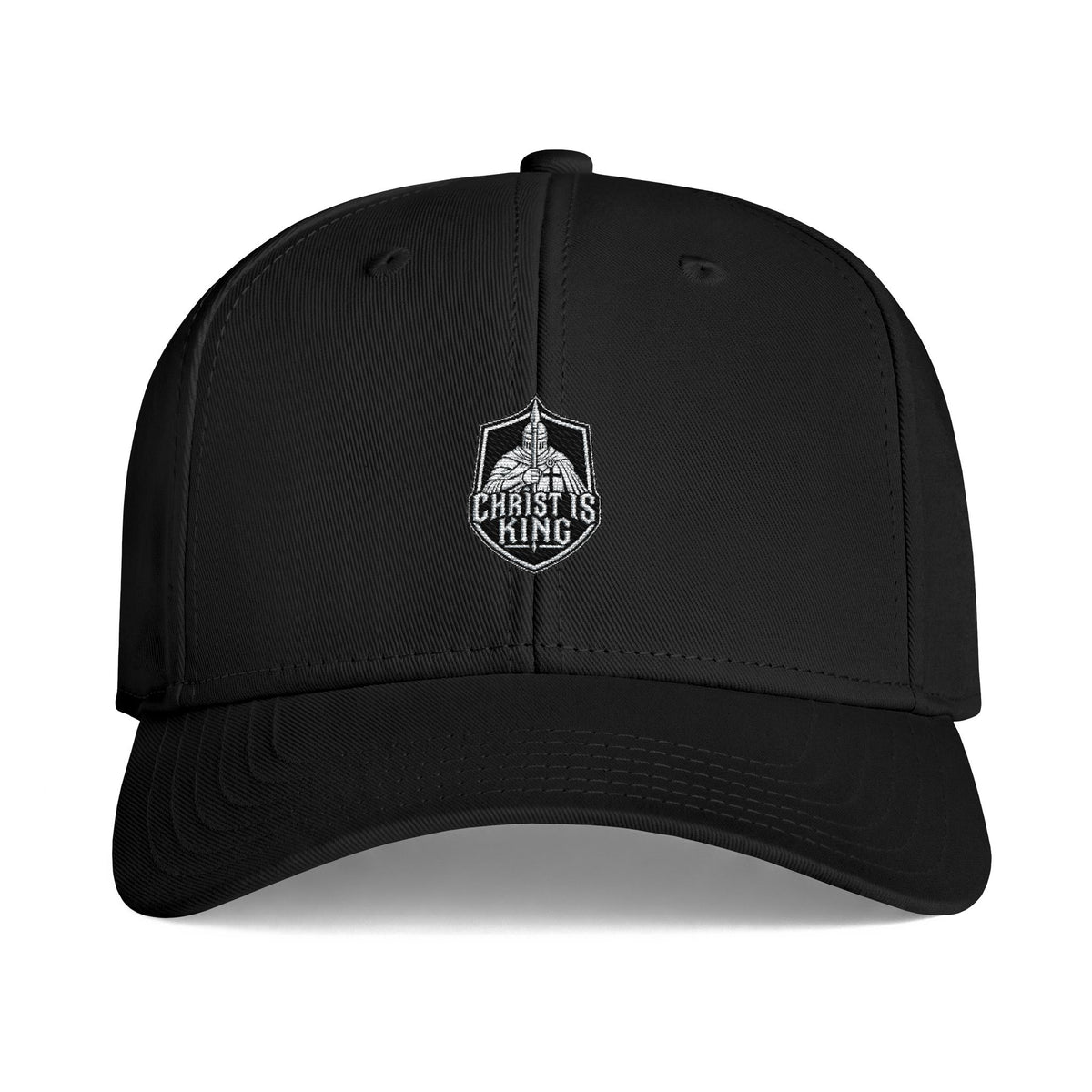 Christ Is King Shield Embroidered Cap