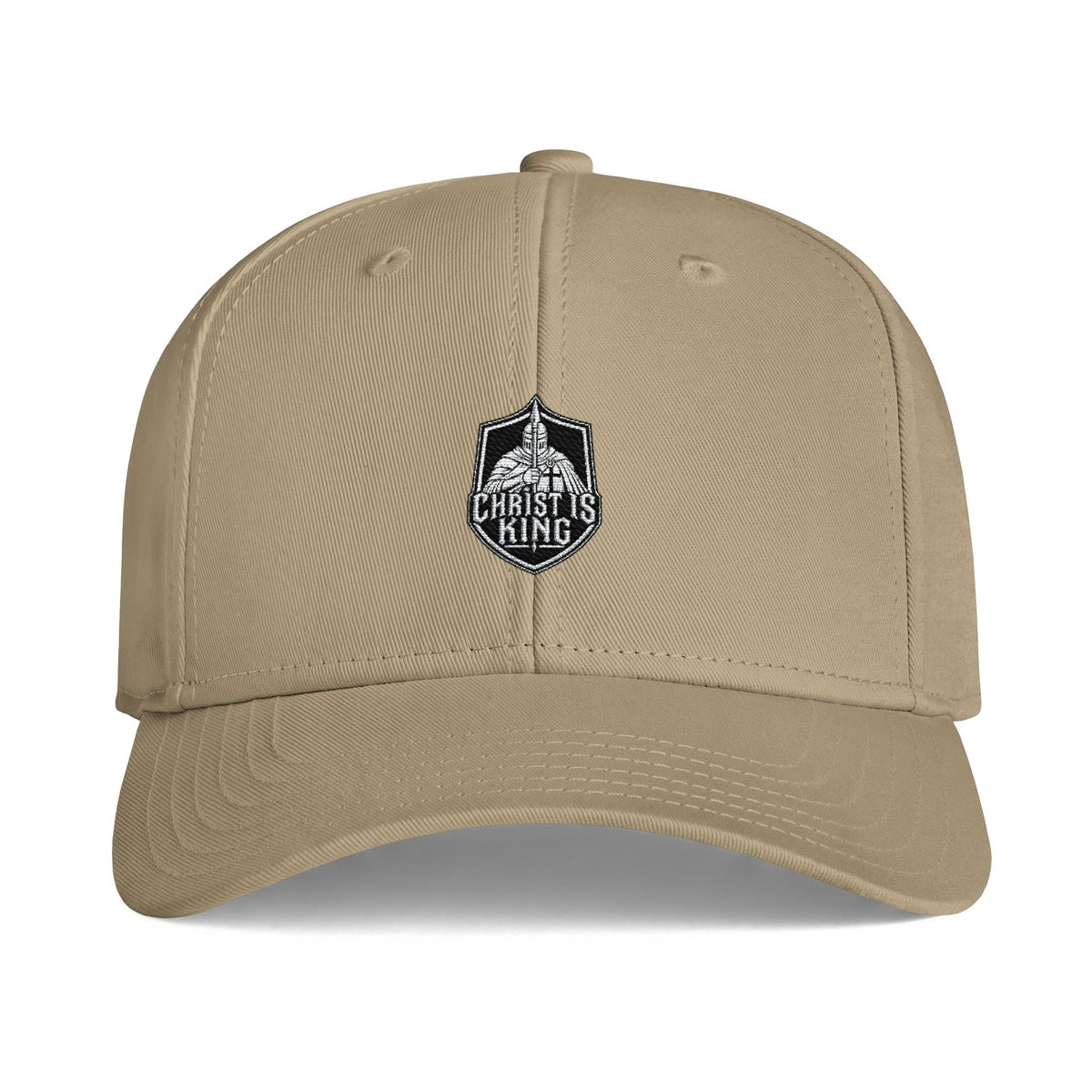 Christ Is King Shield Embroidered Cap