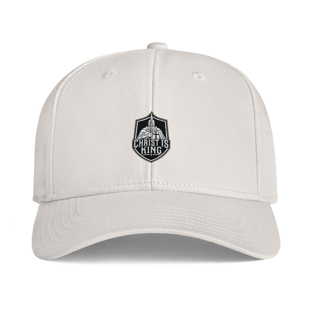 Christ Is King Shield Embroidered Cap
