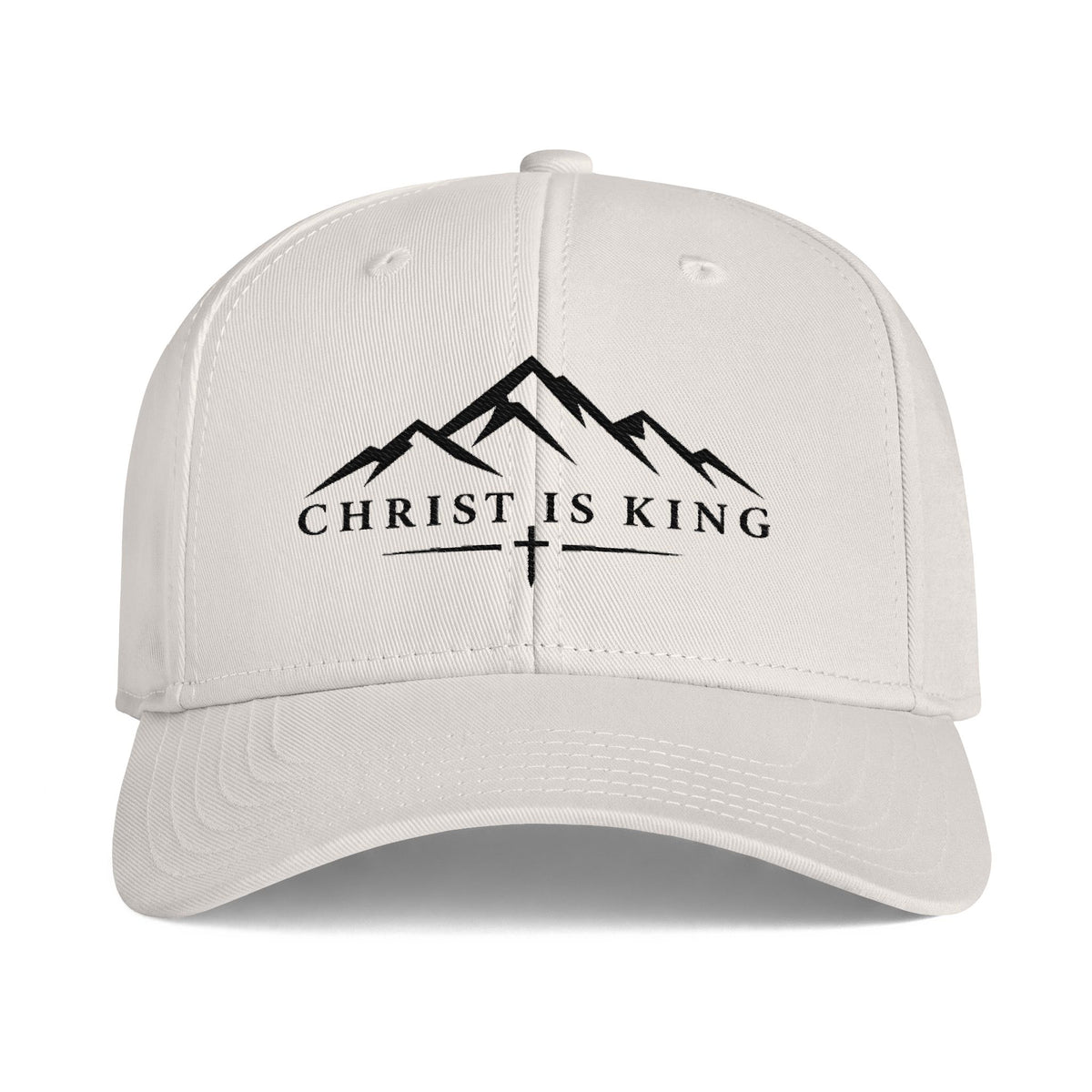 Embroidered Christ Is King Mountain Cap