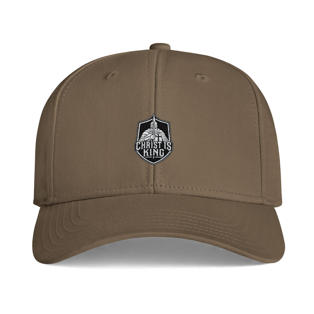 Christ Is King Shield Embroidered Cap