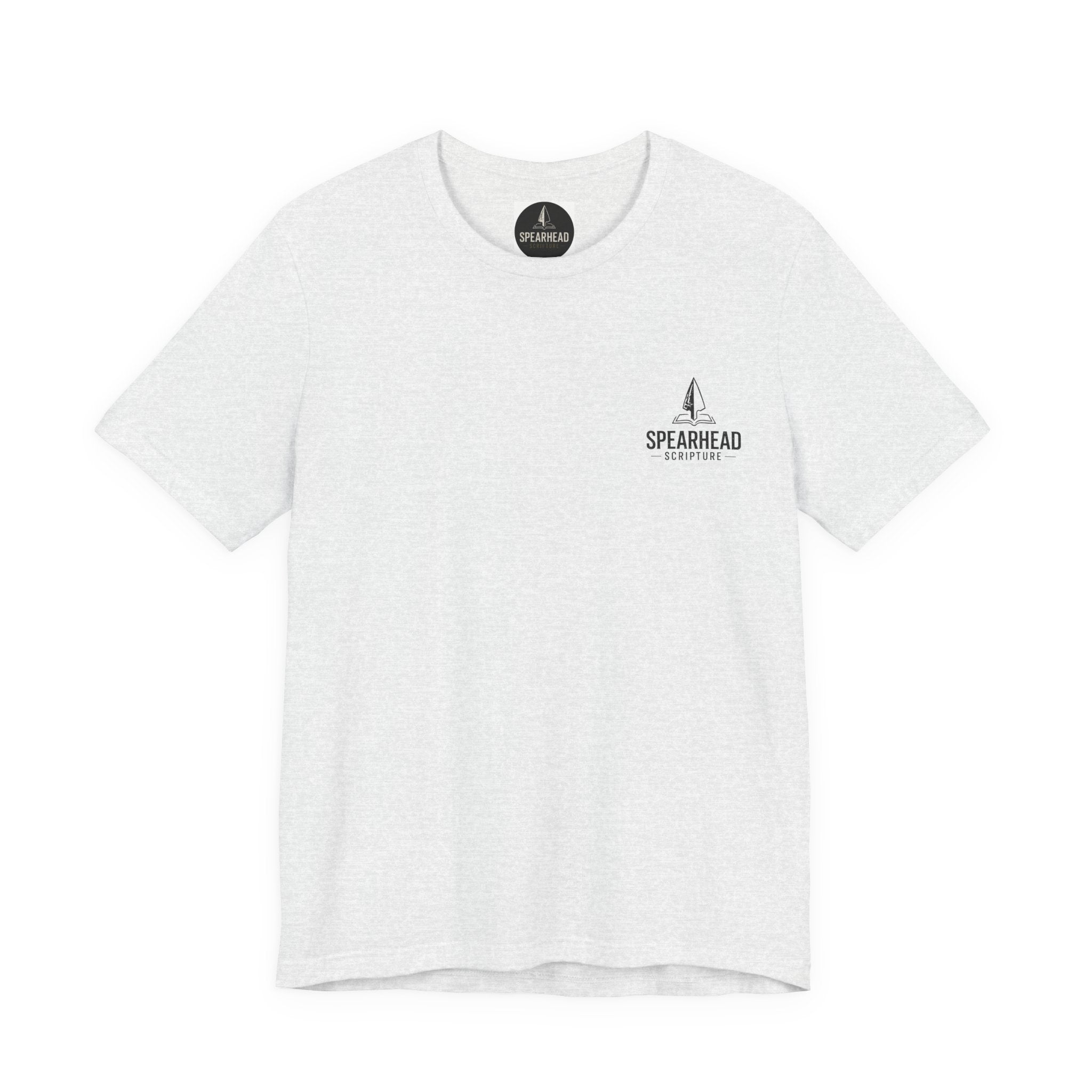 Christian Knight T-Shirt — "Be Strong in the Lord" Bible Verse Tee