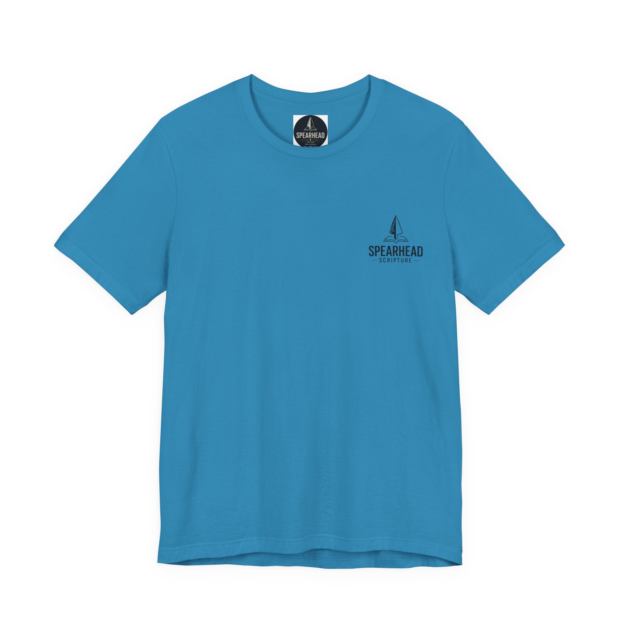 Christian Knight T-Shirt — "Be Strong in the Lord" Bible Verse Tee