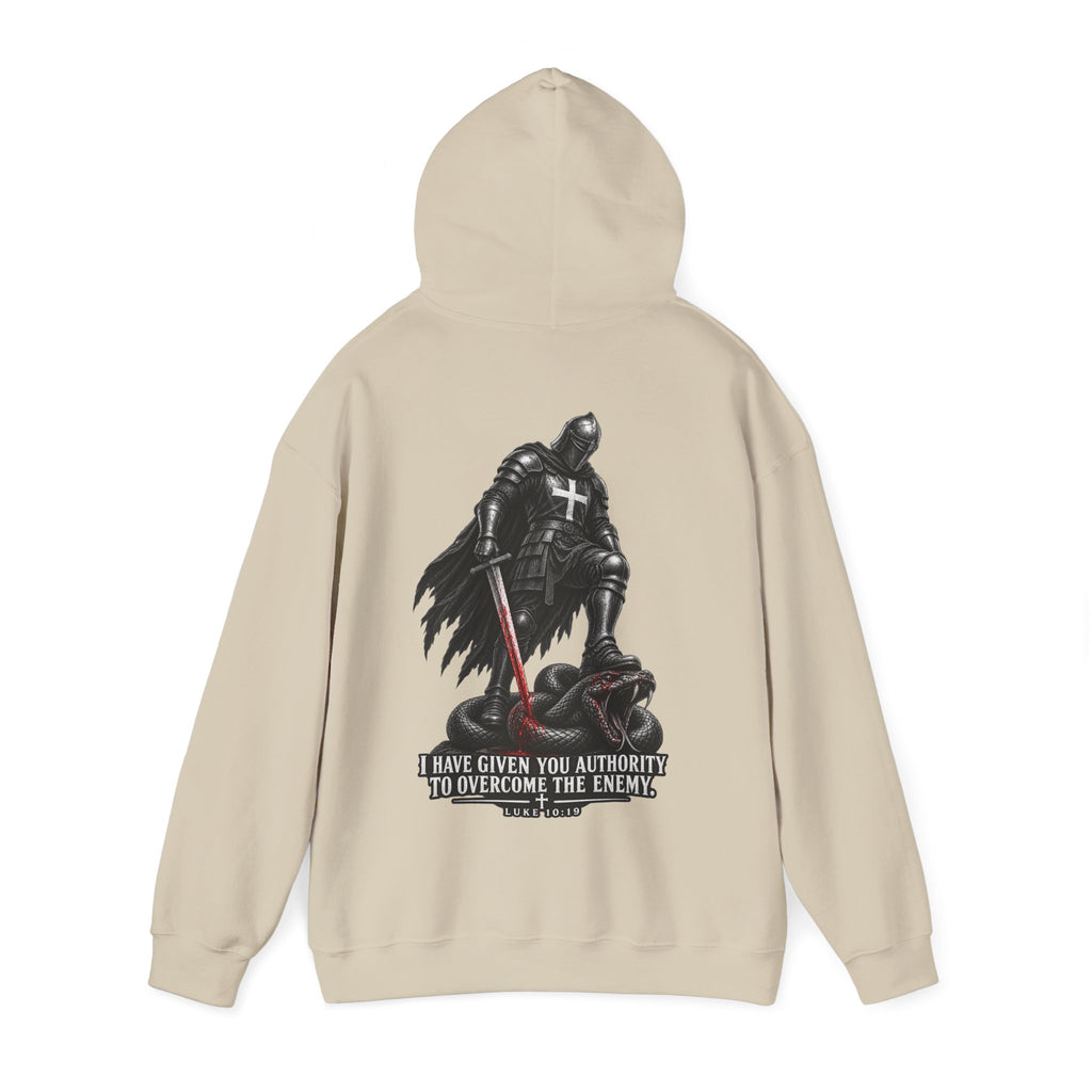 Authority to Overcome the Enemy" Graphic Hoodie.