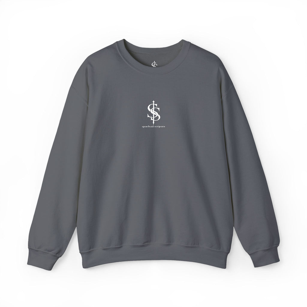 Spearhead Scripture Small Logo Embroidered Crewneck