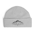 Christ Is King Embroidered Cuff Beanie