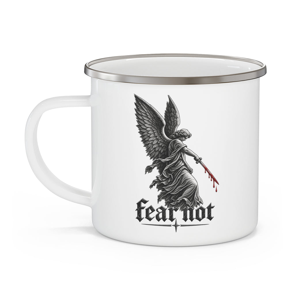 Fear Not Enamel Camp Mug — Isaiah 41:10