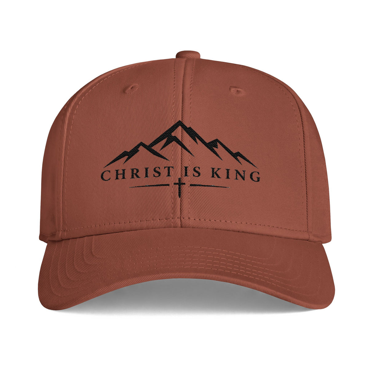 Embroidered Christ Is King Mountain Cap