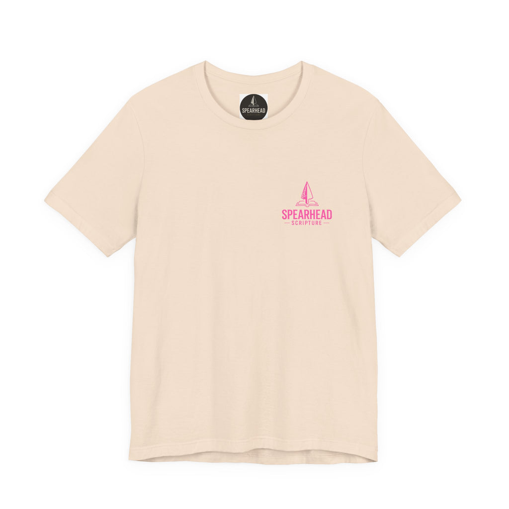 Daughter of the King T-Shirt — Pink Crown Christian Faith Tee (1 Peter 2:9)