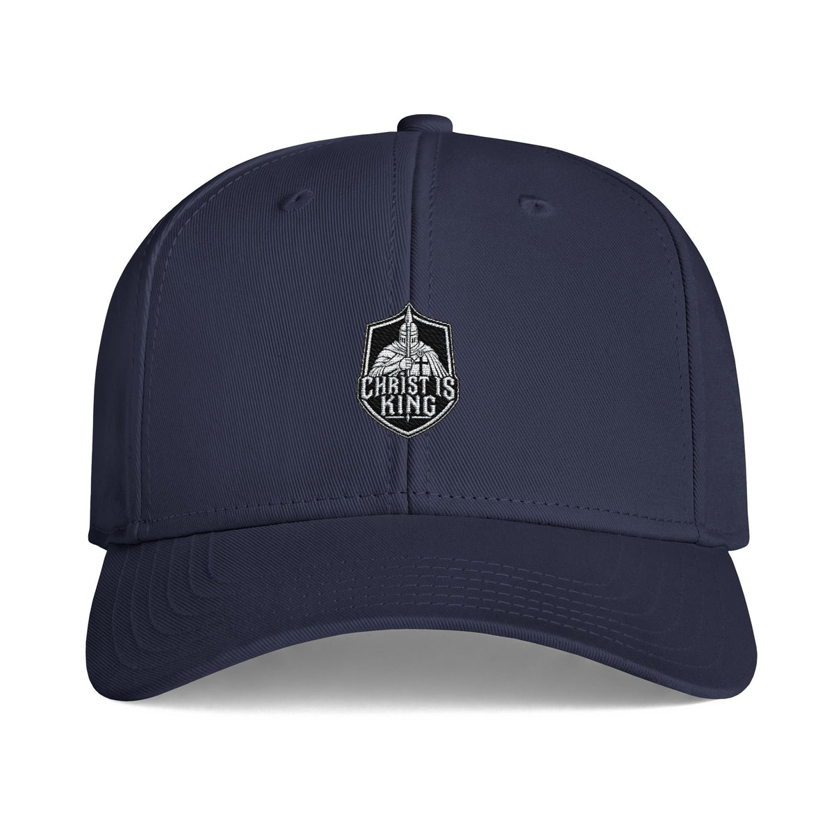 Christ Is King Shield Embroidered Cap