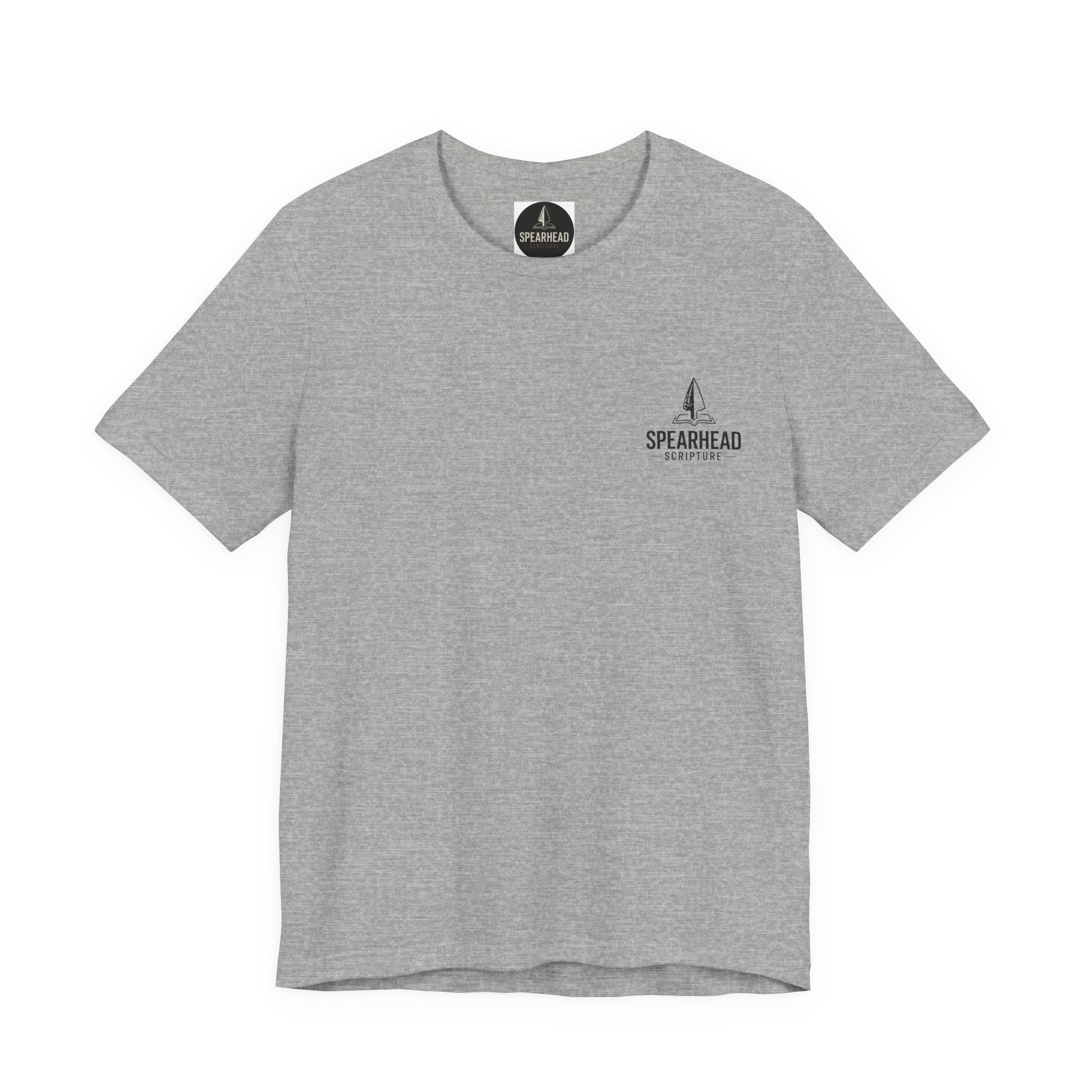 Christian Knight T-Shirt — "Be Strong in the Lord" Bible Verse Tee