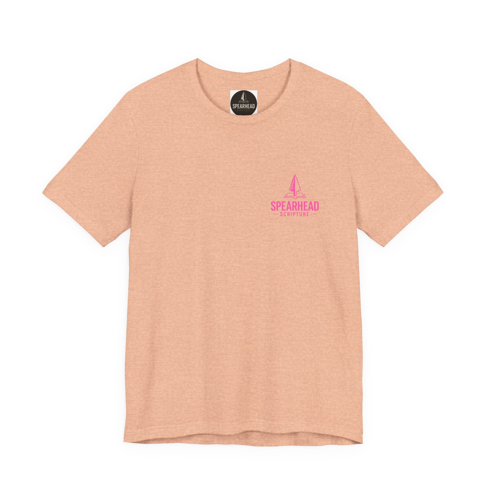 Daughter of the King T-Shirt — Pink Crown Christian Faith Tee (1 Peter 2:9)