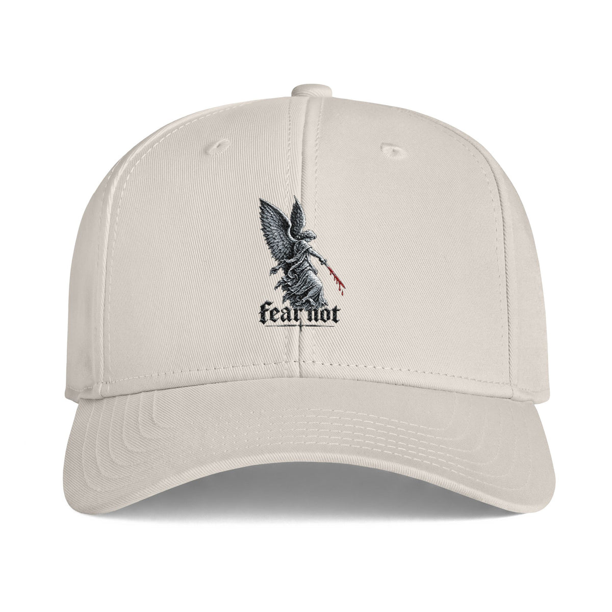 Fear Not Angel Embroidered Cap