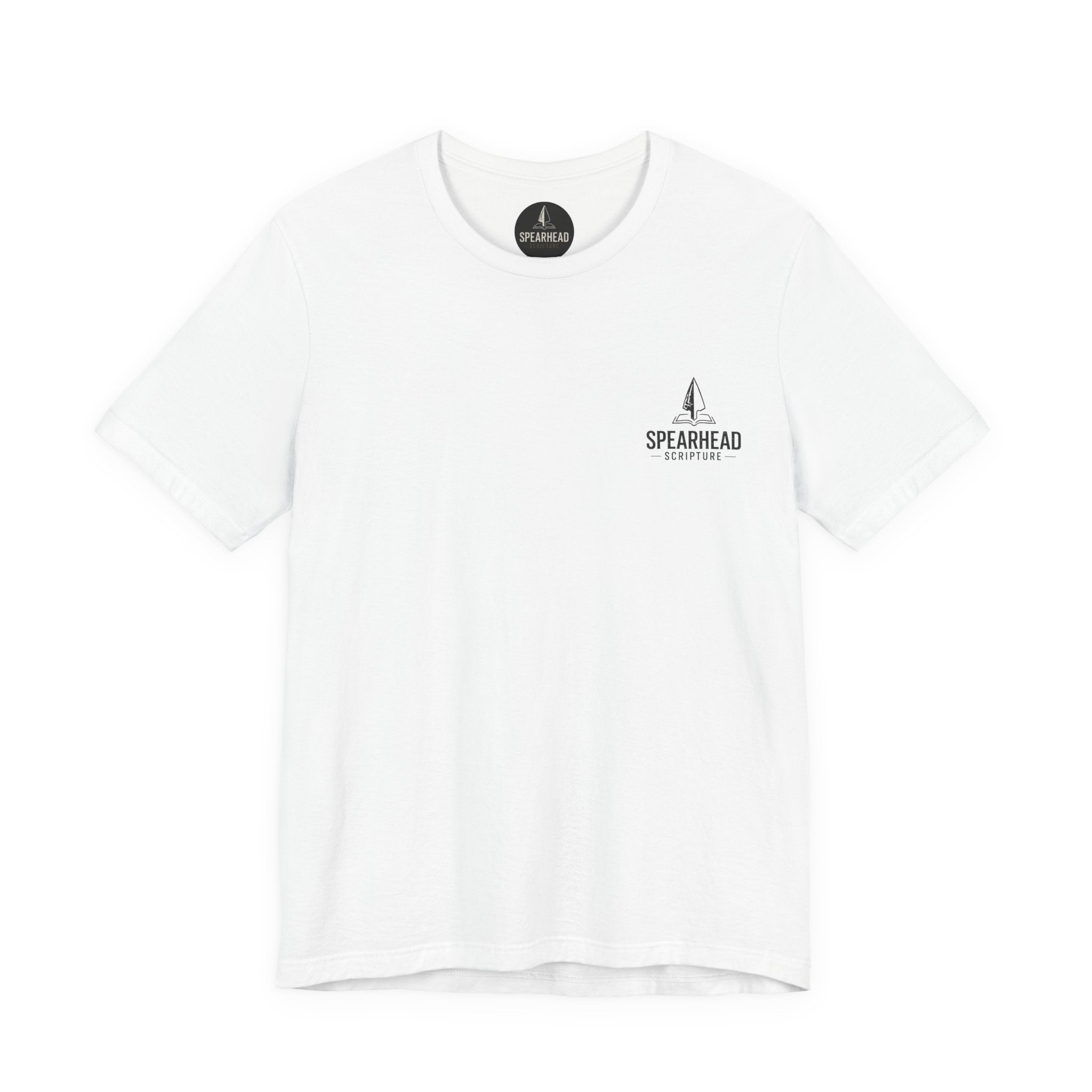 Christian Knight T-Shirt — "Be Strong in the Lord" Bible Verse Tee