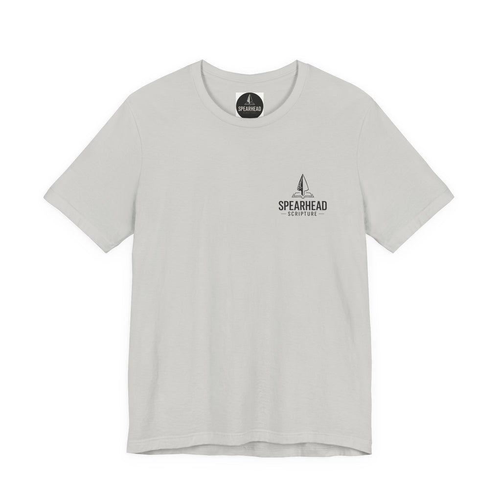 Christian Tee — "Love Like Jesus. Fight Like a Warrior." 1 Corinthians 16:13