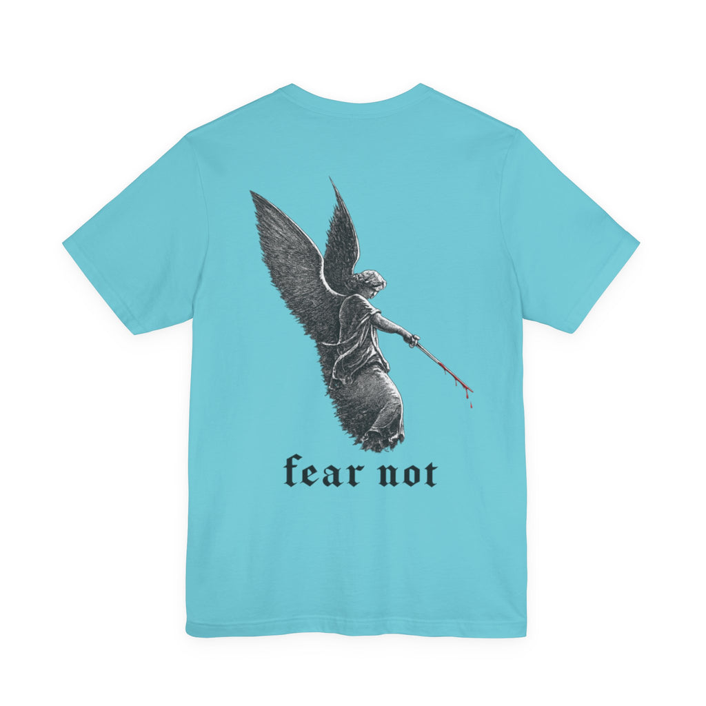 Fear Not Tee — "Fear Not for I Am With You" Angel Graphic Christian T-Shirt