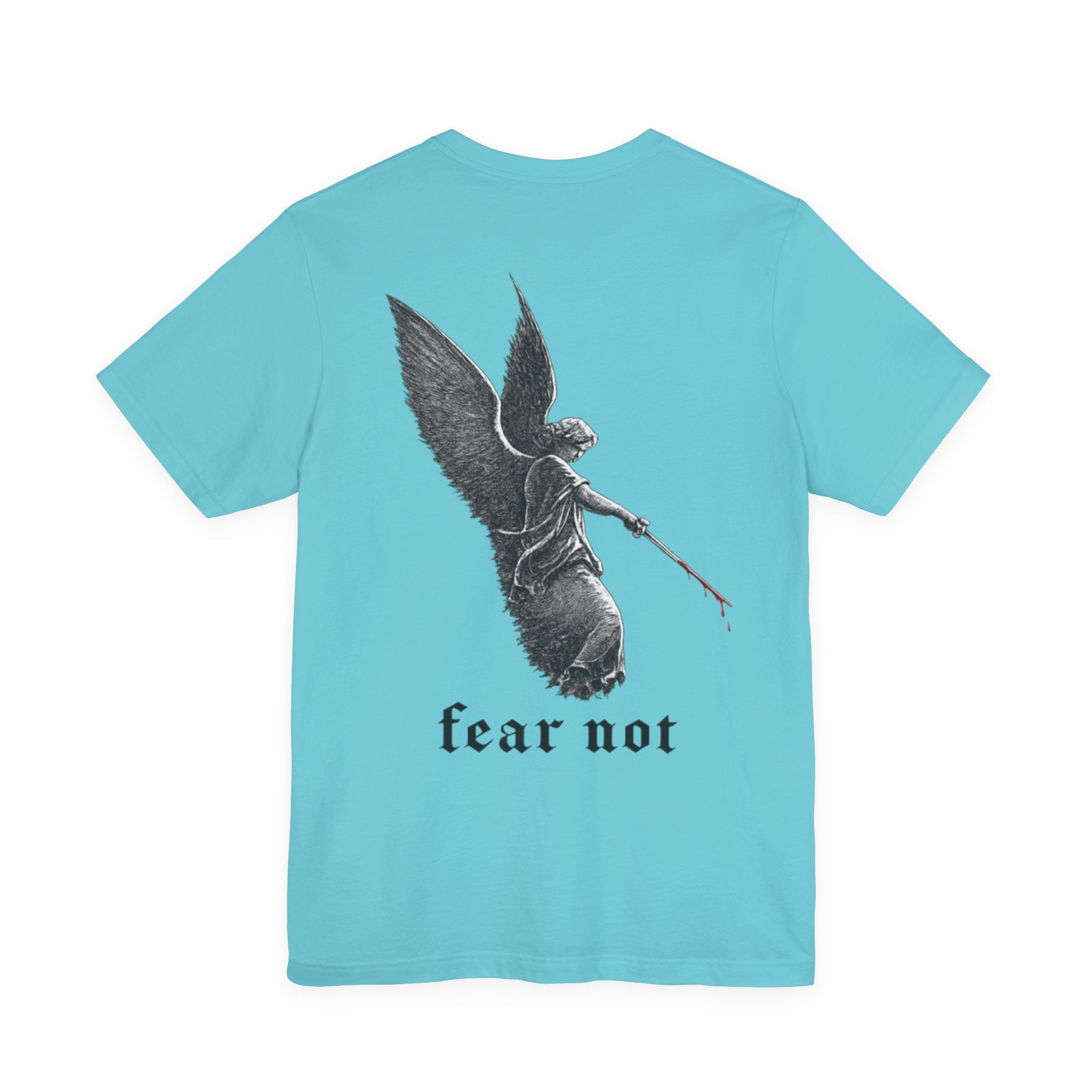 Fear Not Tee — "Fear Not for I Am With You" Angel Graphic Christian T-Shirt