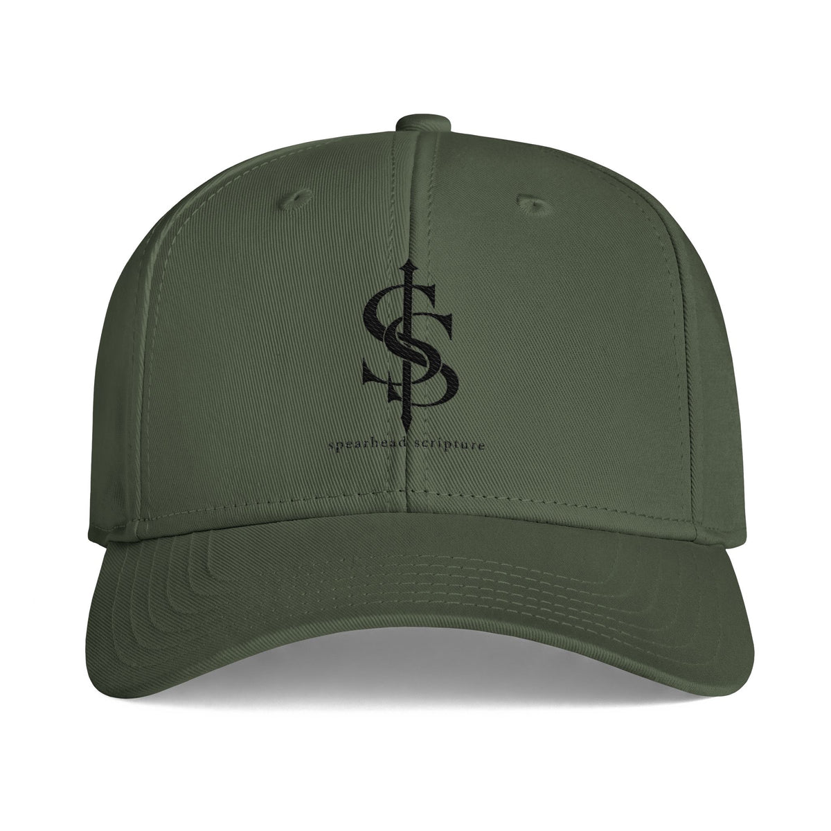 Spearhead Scripture Black Logo Cap