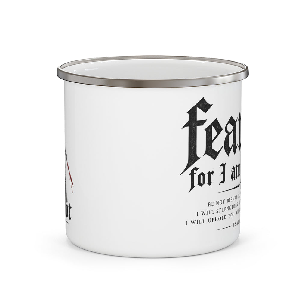 Fear Not Enamel Camp Mug — Isaiah 41:10
