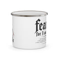 Fear Not Enamel Camp Mug — Isaiah 41:10