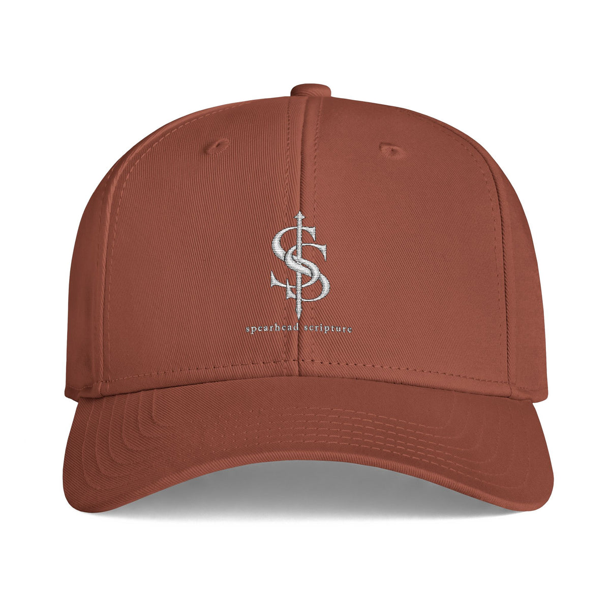 Spearhead Scripture Christian Logo Cap