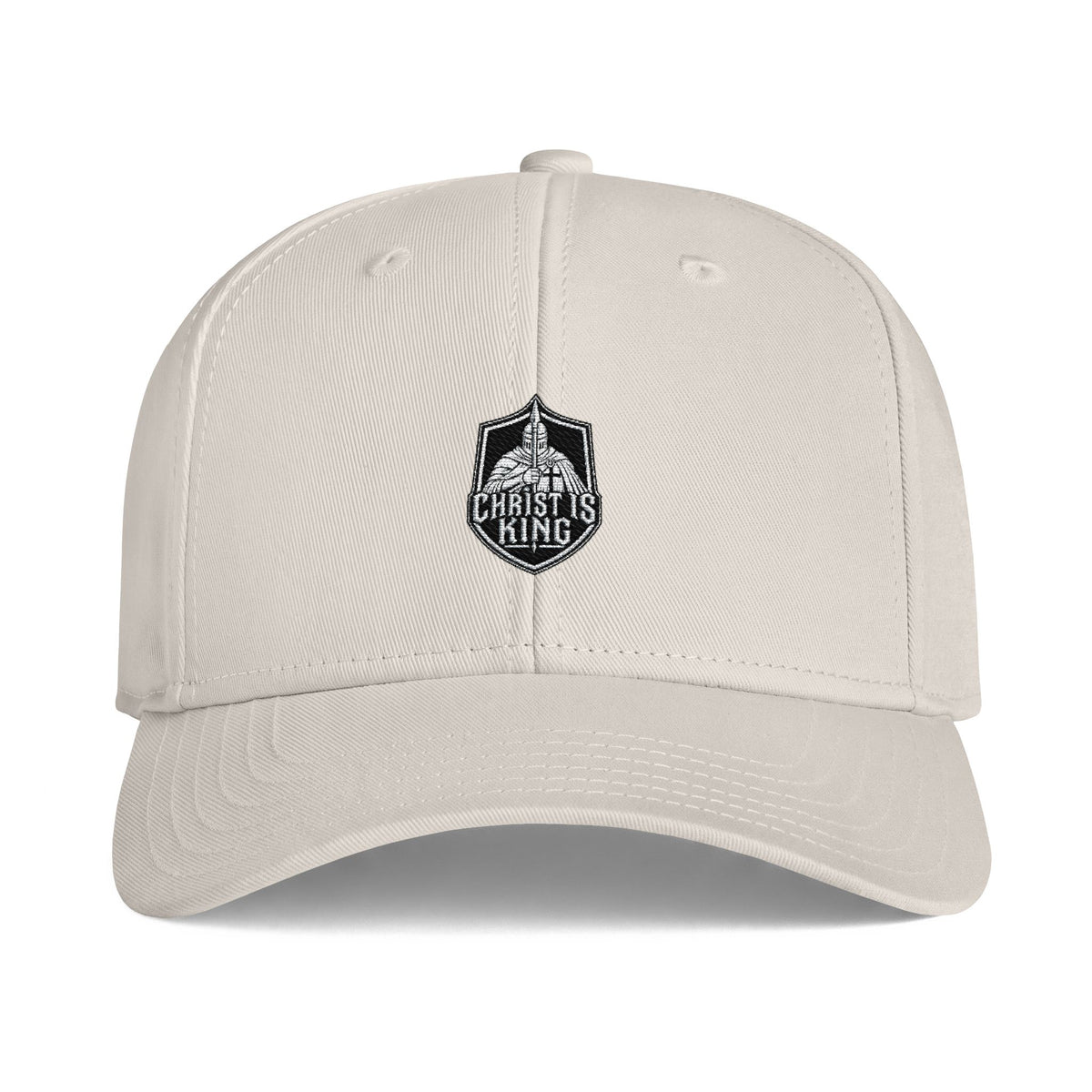 Christ Is King Shield Embroidered Cap