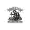 Christian Warrior Sticker — "Be Strong in the Lord" Ephesians 6:10 Die-Cut Sticker