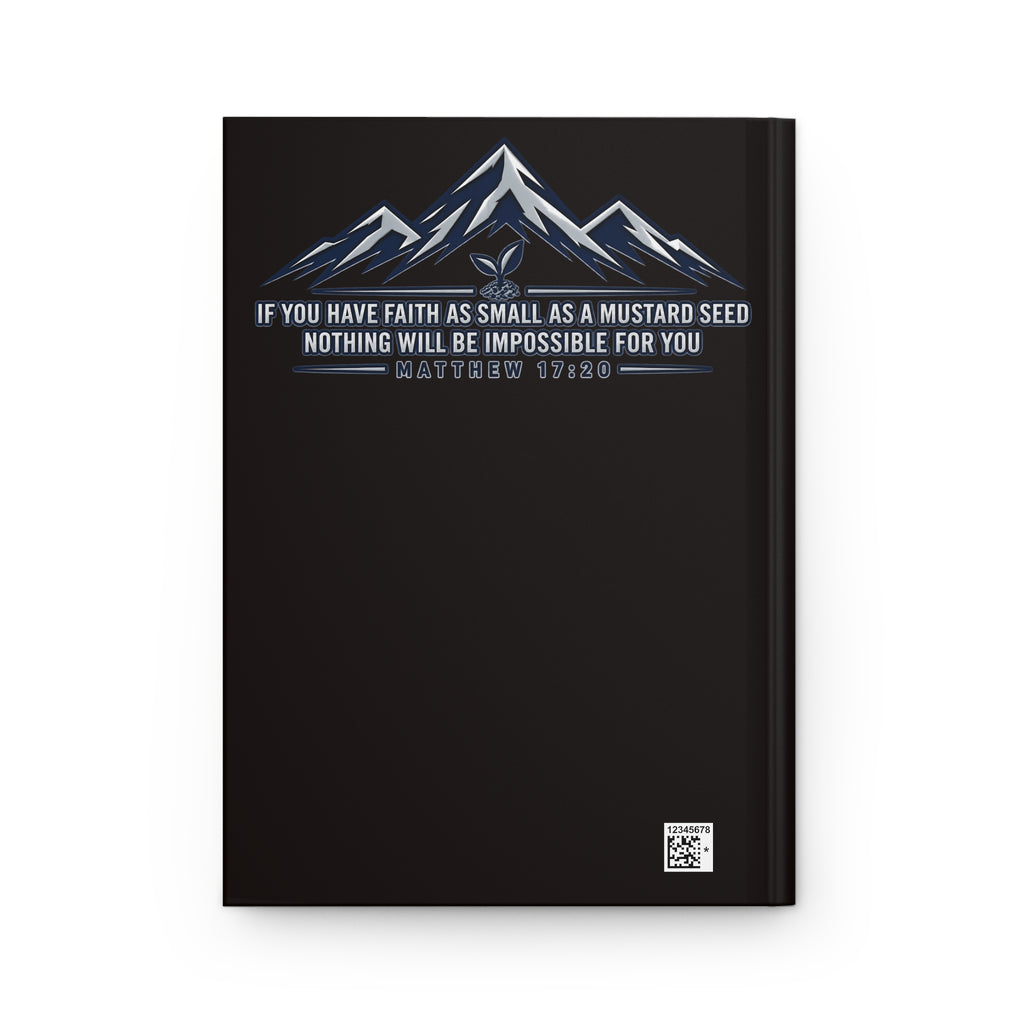 Mountain Faith Hardcover Journal — Matthew 17:20