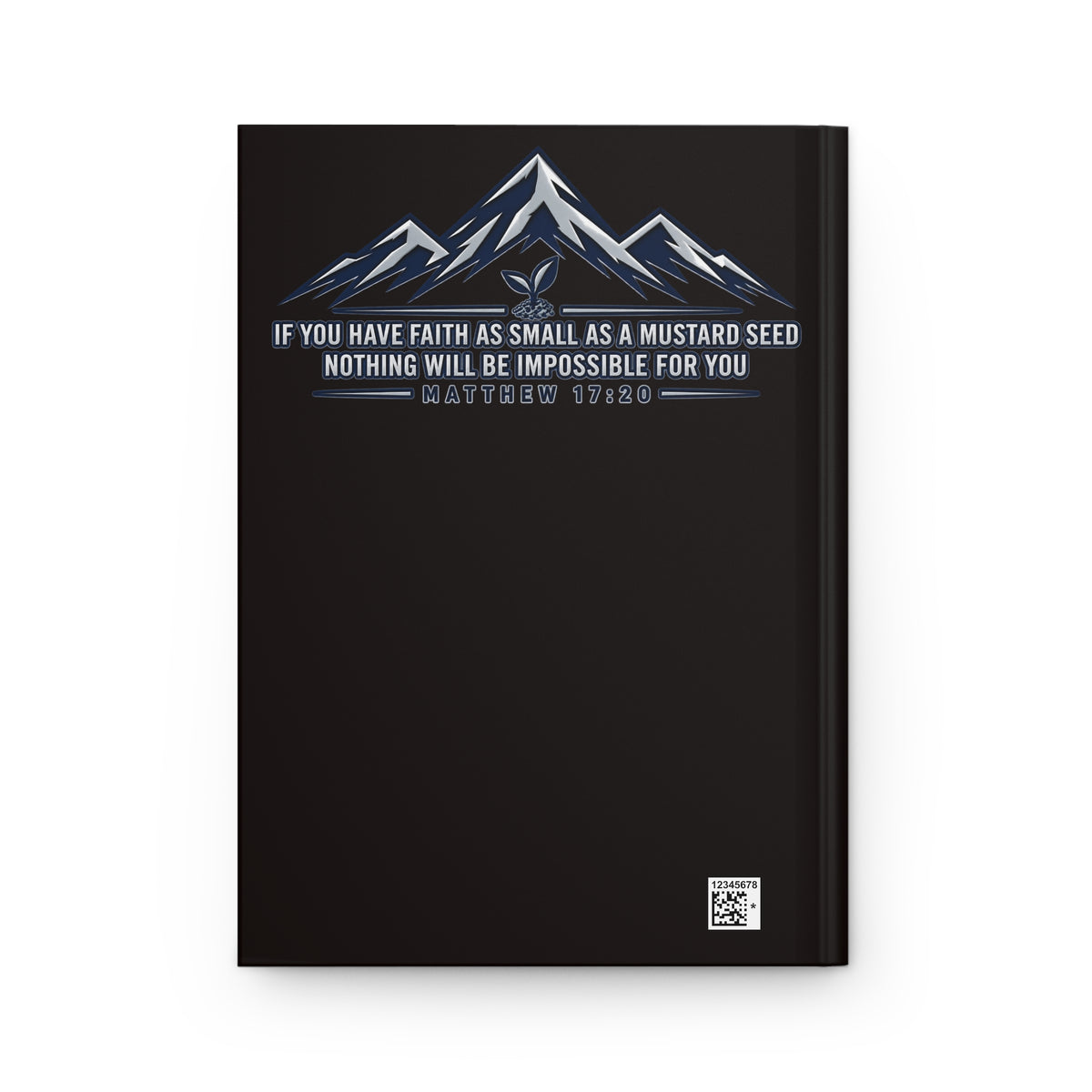Mountain Faith Hardcover Journal — Matthew 17:20