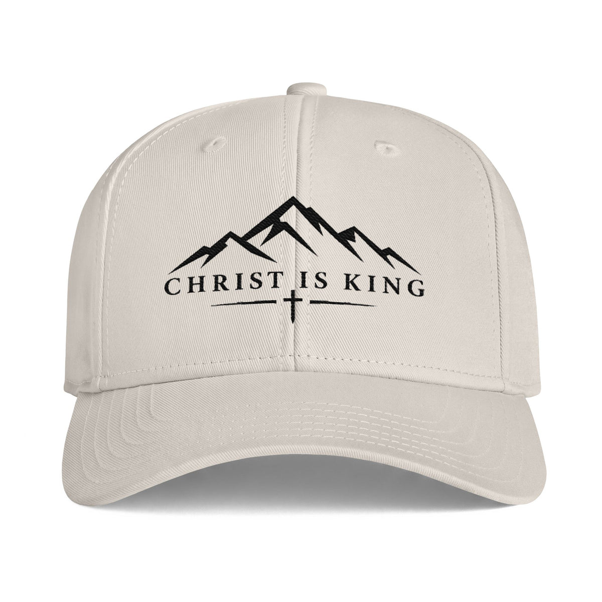 Embroidered Christ Is King Mountain Cap