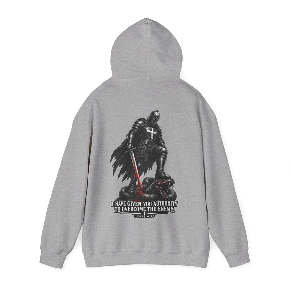 Authority to Overcome the Enemy" Graphic Hoodie.