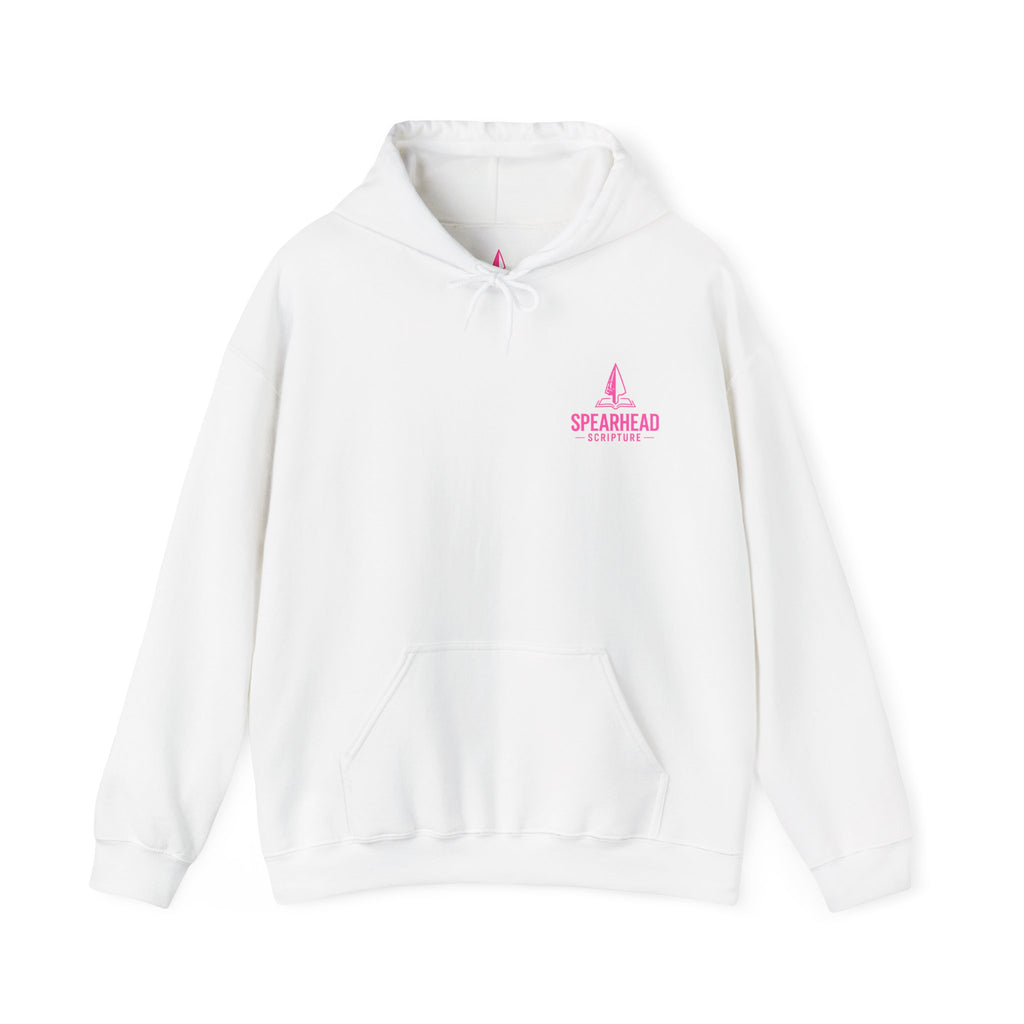Be Still & Know Floral Hoodie — Psalm 46:10 Christian Graphic Sweatshirt