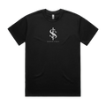 Black front flat lay