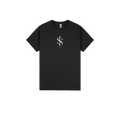 Black front flat lay