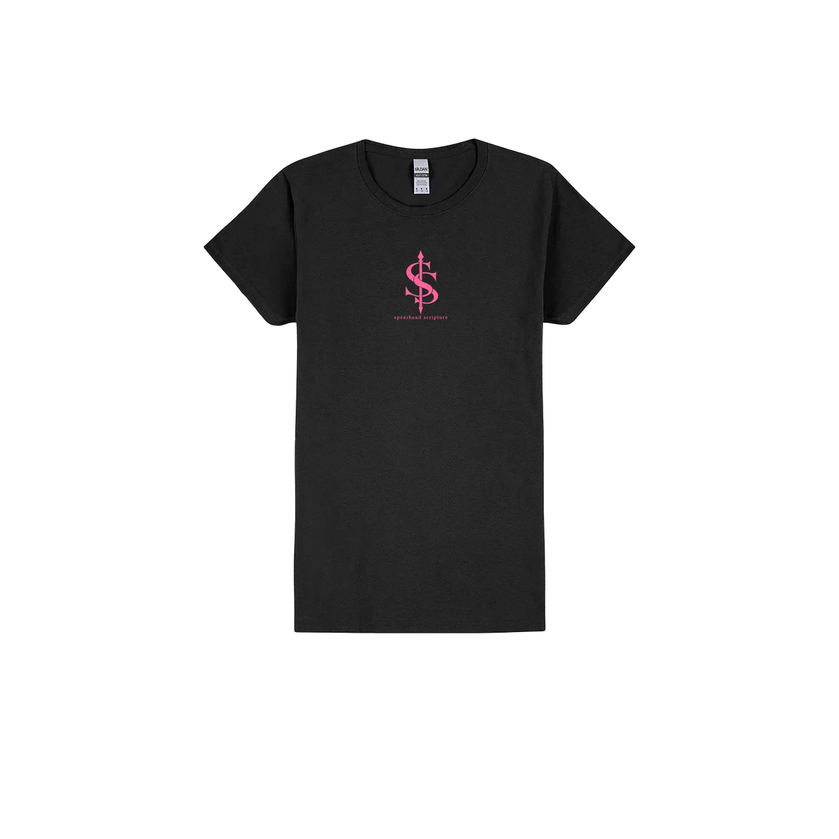 Black front flat lay