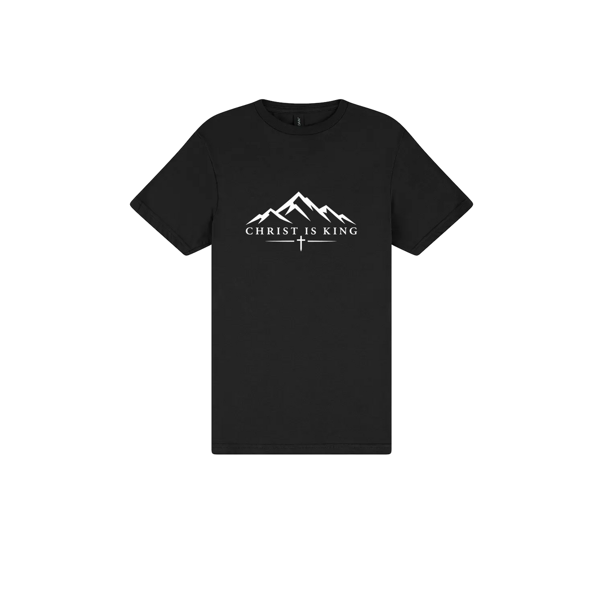 Black front flat lay
