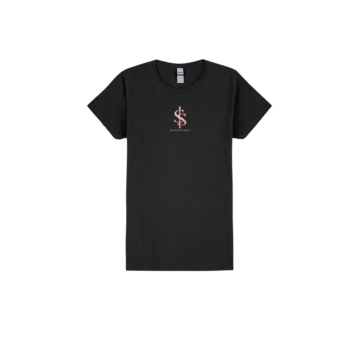 Black front flat lay