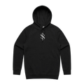 Black front flat lay