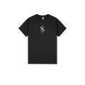Black front flat lay