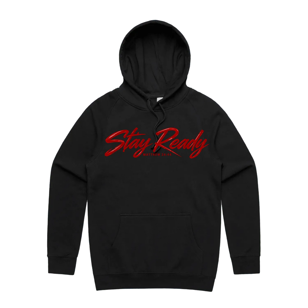 Black front flat lay