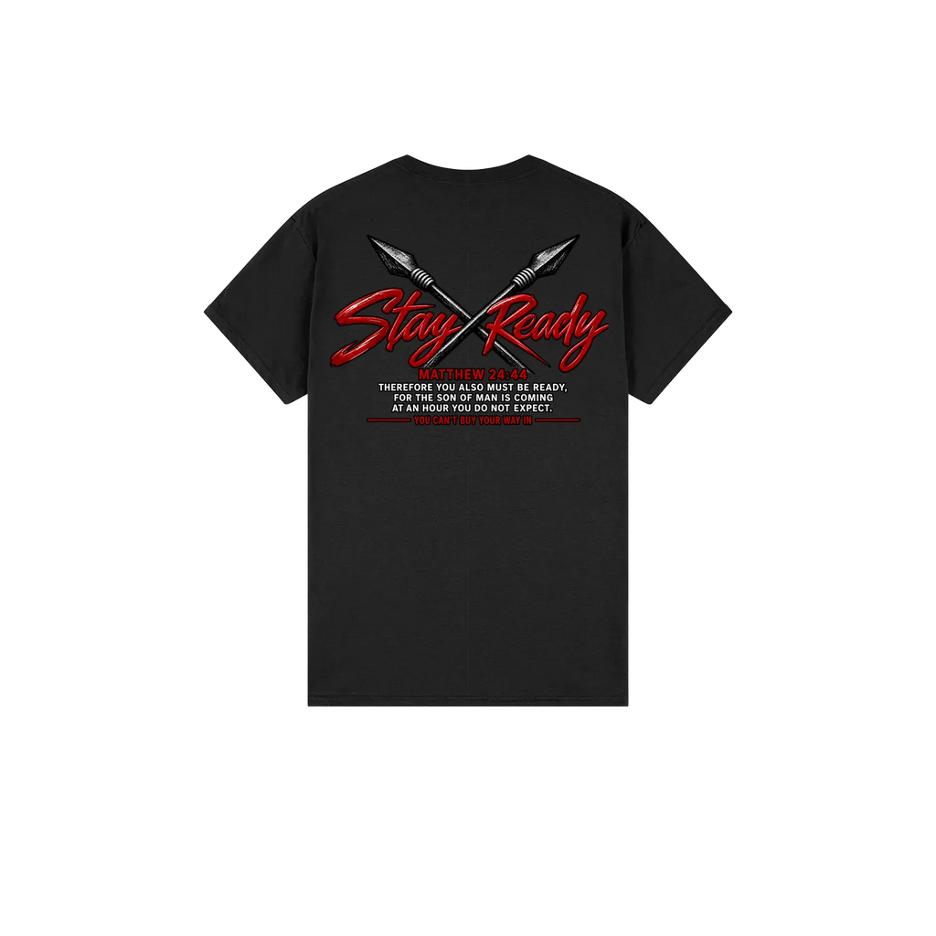 Stay Ready Tee — Matthew 24:44