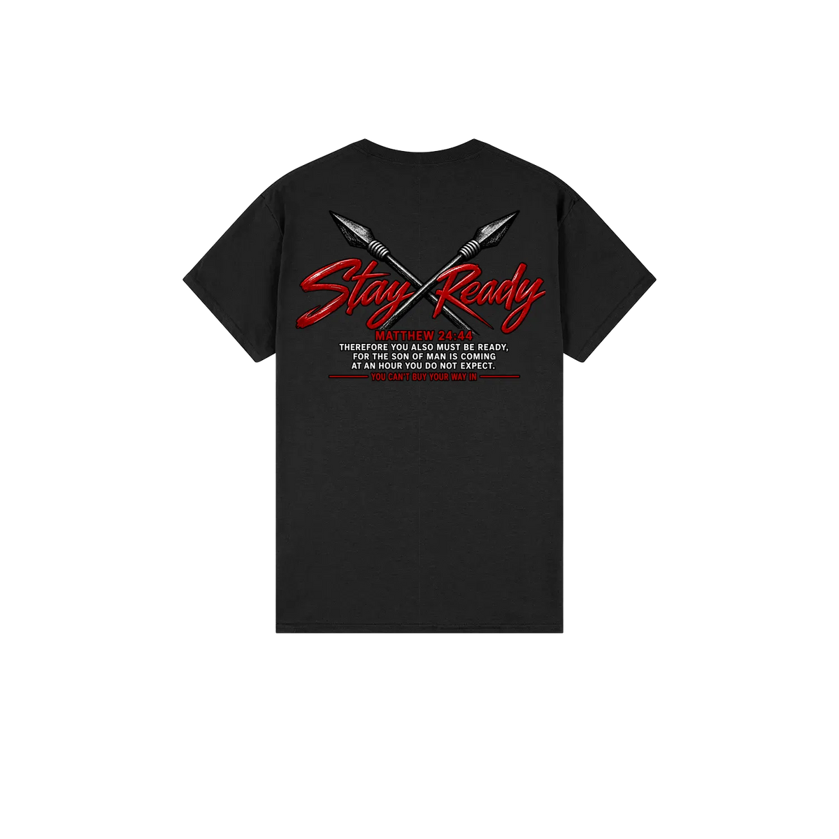 Stay Ready Tee — Matthew 24:44