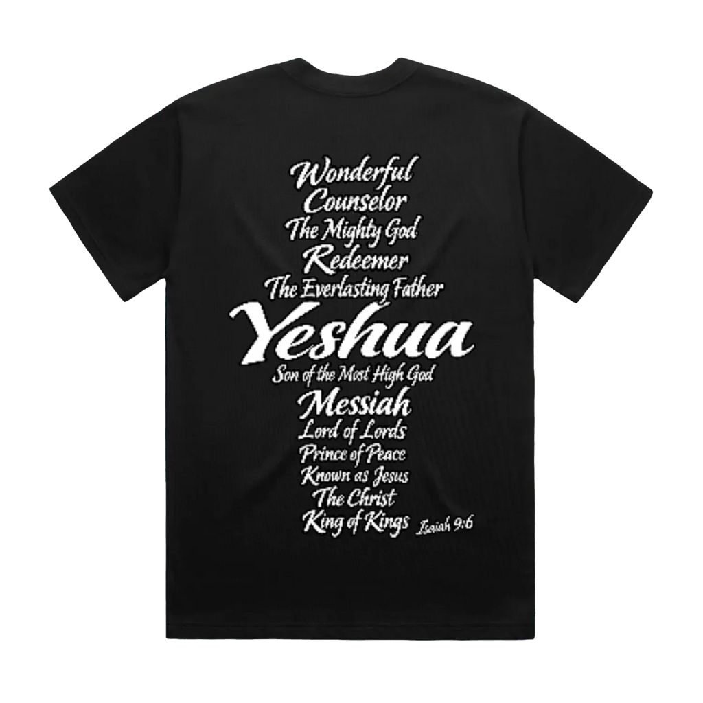 Yeshua Isaiah 9:6 Heavyweight Tee — AS Colour