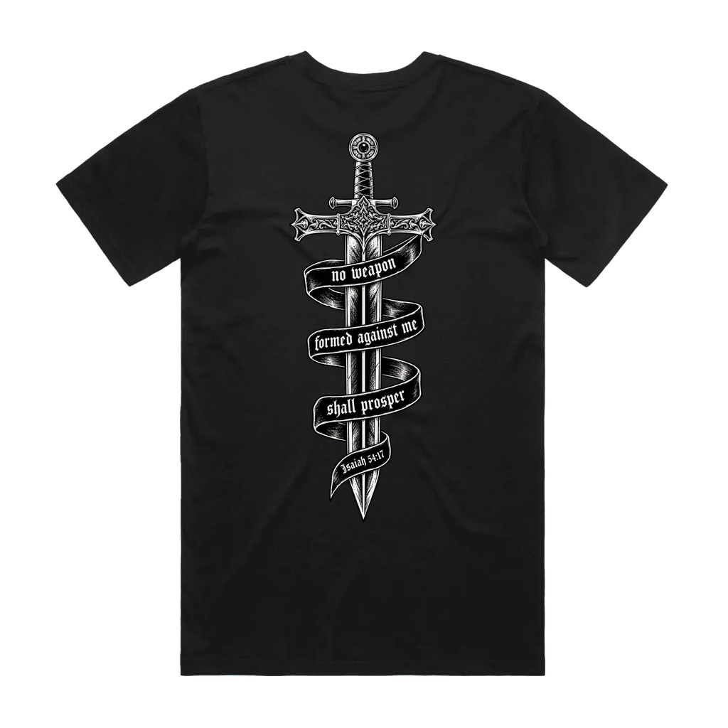 No Weapon Formed Against Me Tee — AS Colour
