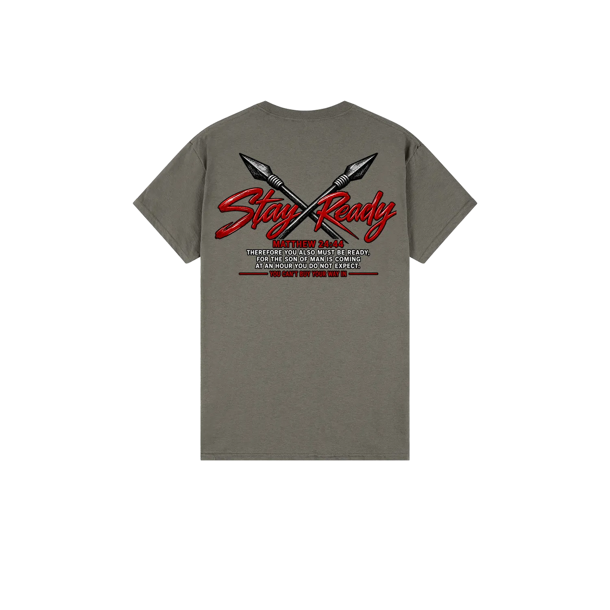 Stay Ready Tee — Matthew 24:44